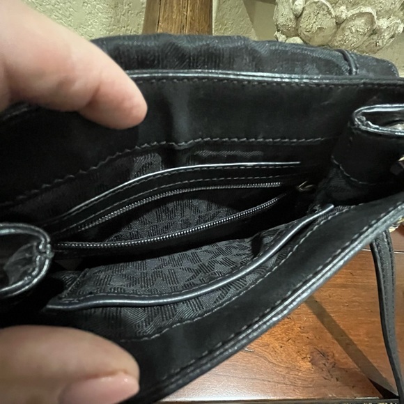 Michael Kors Black Leather Handbag - Picture 3 of 11